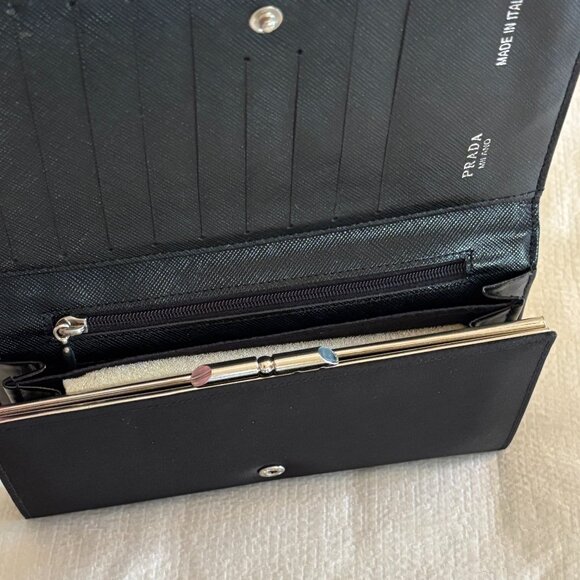 Prada Nero Black MV11 Vela Wallet - Picture 12 of 16
